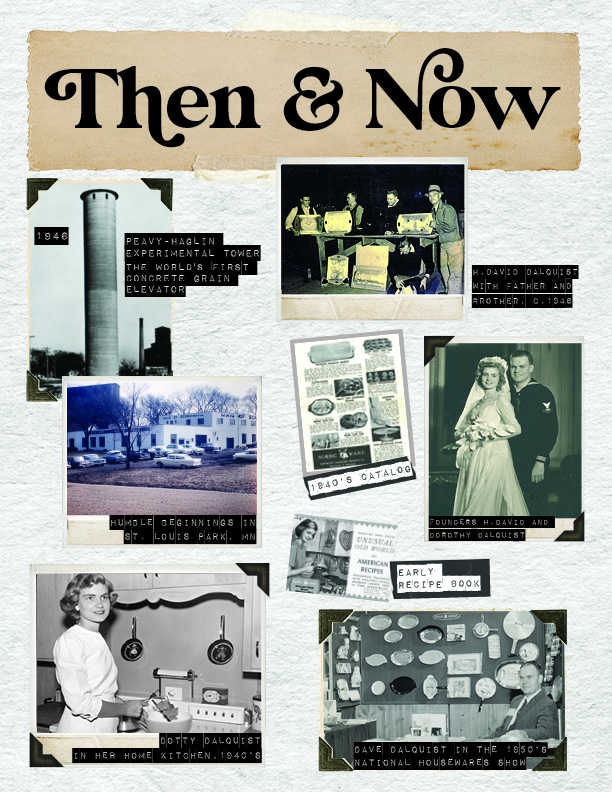 Nordic Ware Then and Now historical collage