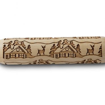 Roses & Tulips Embossing Rolling Pin - Lee Valley Tools
