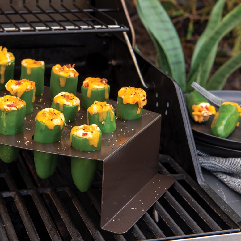 Chicken Leg Griller & Jalapeno Roaster | Indoor Outdoor Grill Cookware ...