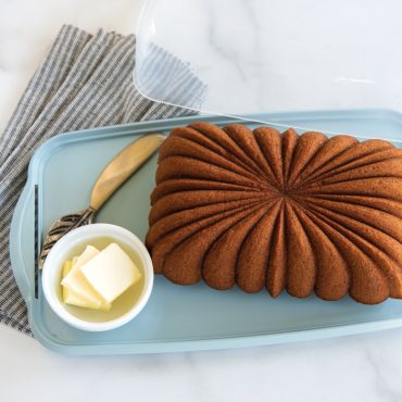  Nordic Ware Cinnamon Bread Loaf Pan and Almond Loaf Pan:  Novelty Cake Pans: Home & Kitchen