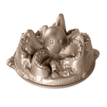 Octopus Cake Pan, Toffee exterior color