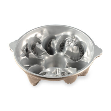 Octopus Cake Pan, silver nonstick interior