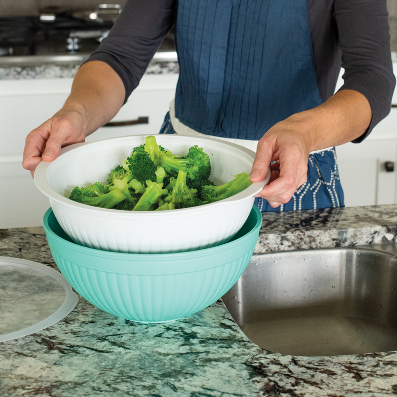 3-in-1 Colander, Steamer, and Bowl Set - Nordic Ware