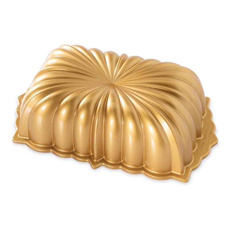 Nordic Ware Classic Fluted Loaf Pan ,Gold
