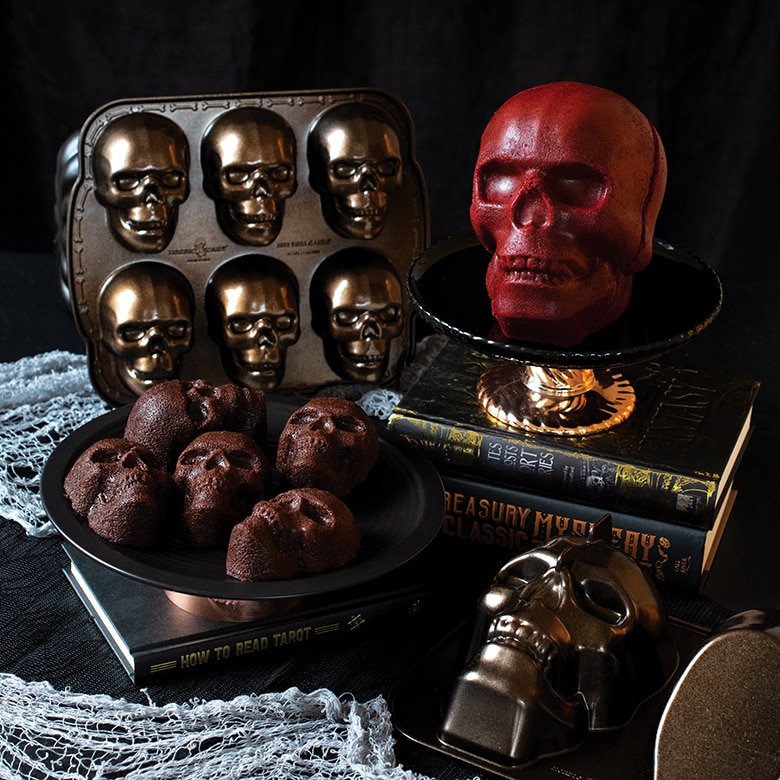Webake Halloween Silicone Baking Skull Cake Pan