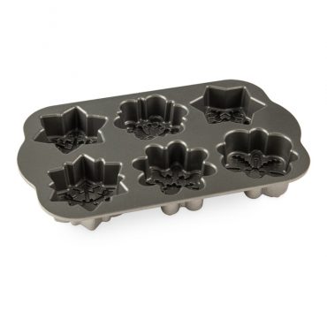 Nordic Ware Snowflake Cake Pan 10 Cup Heavy Cast Aluminum USA 54848  11x8.5x2