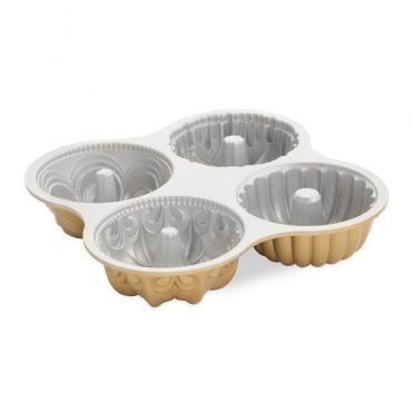 Bundt® Quartet Pan | Cast Aluminum Bakeware | Nordic Ware