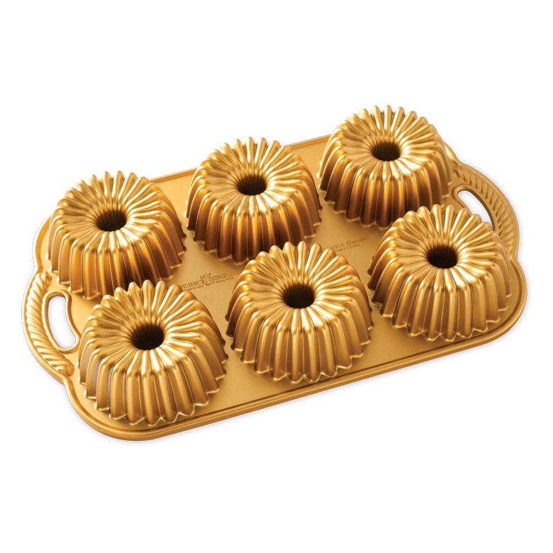 Nordic Ware 75th Anniversary Braided Mini Bundt Pan - Gold, 1 - Fry's Food  Stores