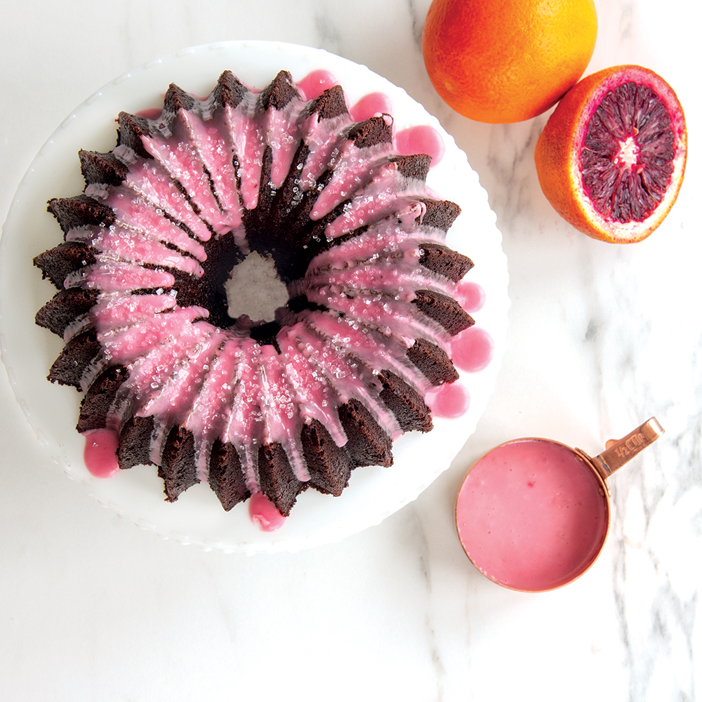 Nordic Ware - Plum streusel coffee cake, baked in a Brilliance Bundt,  coming right up! . . . @oregonfruitproducts