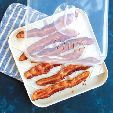  Nordic Ware Microwaveable Slanted Bacon Tray/Food Defroster:  Home & Kitchen