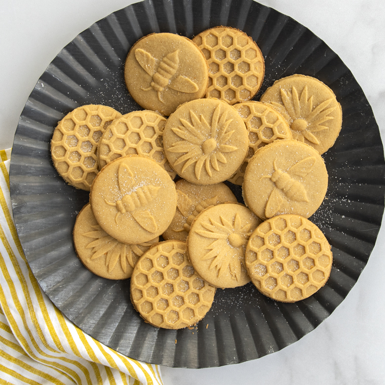 Honey Bee Stamped Sugar Cookies - Nordic Ware