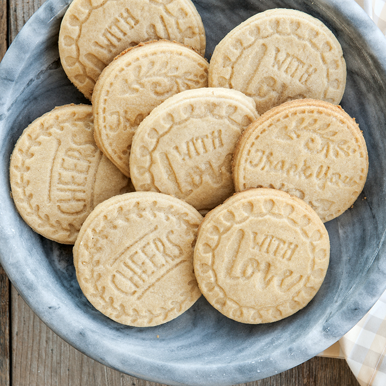 Nordic Ware Greetings Cast Cookie Stamps - 9313017