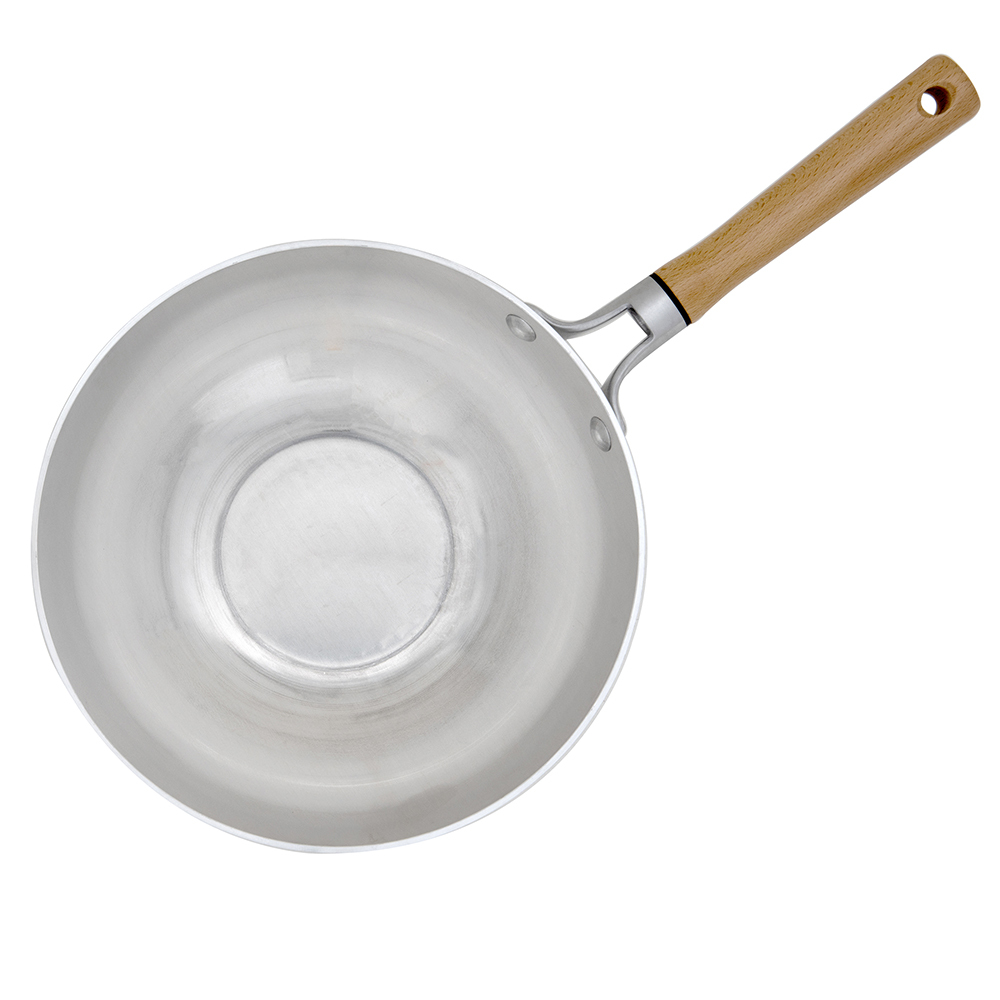 Nordic Ware, 10 Asian Authentic Spun Wok, Stir Fry Pan, Nonstick