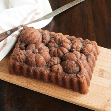 Pumpkin Loaf Cake with Cream Cheese Filling