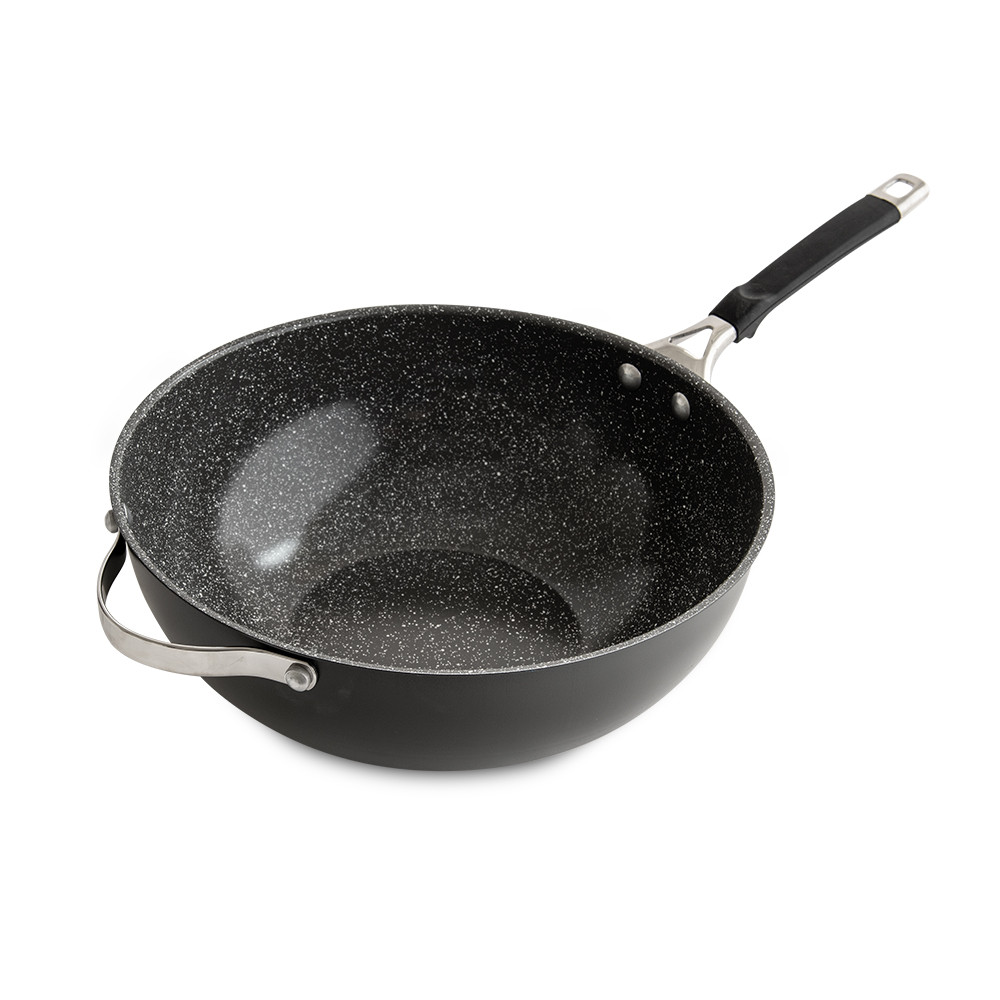 Stainless Steel Cookware Set (with The Rock fry pan and ustensils)