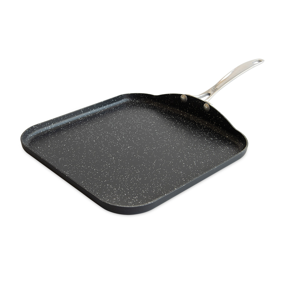 Nordic Ware 10 Nonstick Searing Grill Pan, Black 11.1 x 17.9 x