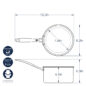 3 Qt Sauce Pan dimensional drawing