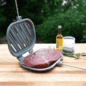 Campfire Griller GIF from prep to cooking