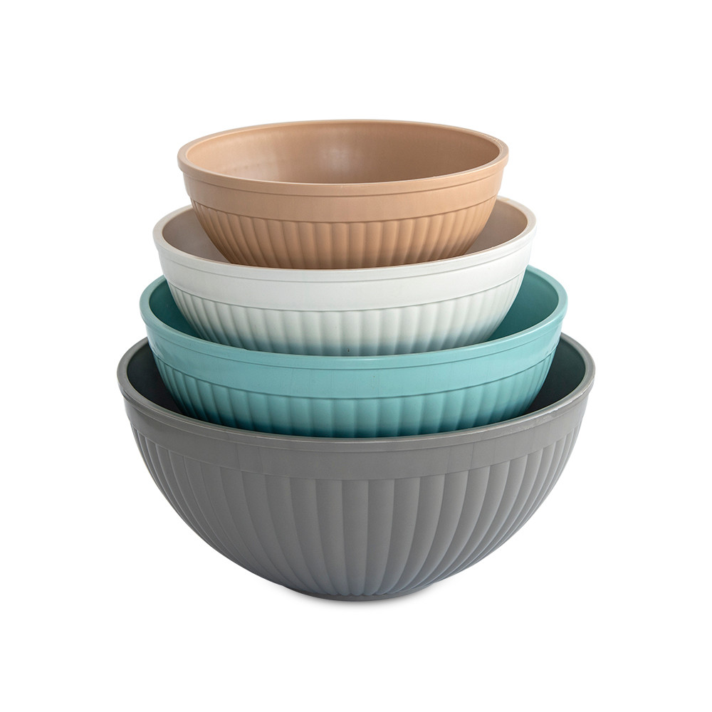 Plastic Mixing Bowls - Set of 3