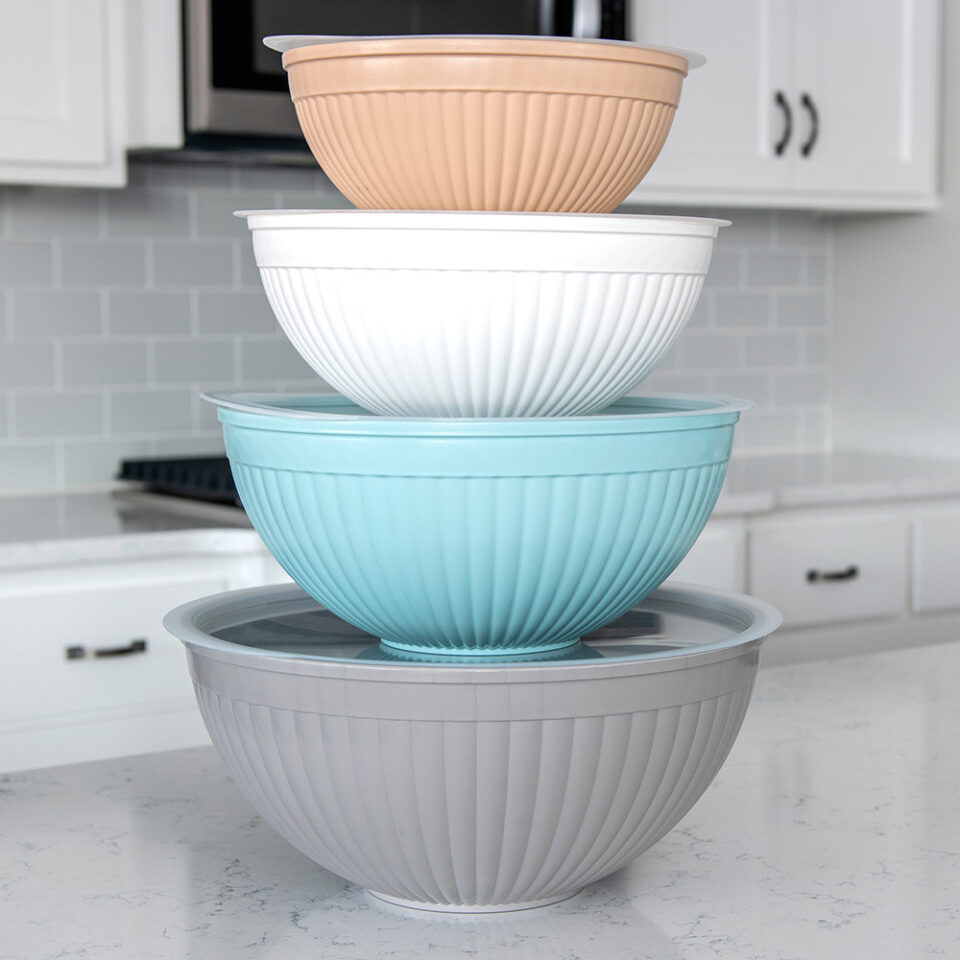 8- Piece Covered Bowl Set | Microwave Safe Bowls | Nordic Ware