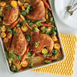 Spring Sheet Pan Dinners: Stuffed chicken breasts, fajitas and more