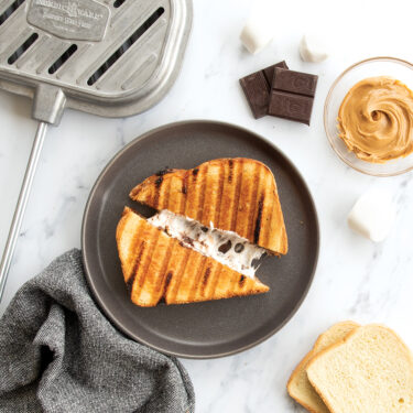 Grilled Peanut Butter S'mores Sandwich