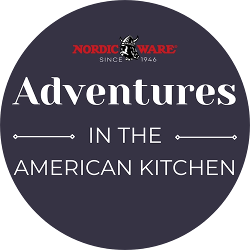 Nordic Ware Blog Logo called Adventures in the American Kitchen