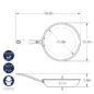 Basalt 10" Skillet dimensional drawing
