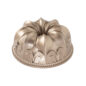 Fleur De Lis Bundt® Pan, Rose Gold, white sweep