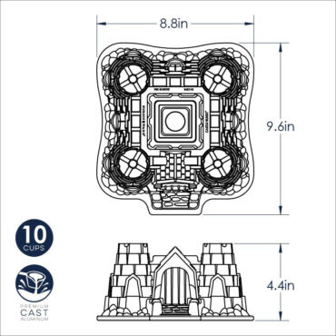 Castle Bundt® Pan Dimensional  Image