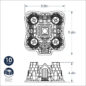 Castle Bundt® Pan Dimensional  Image