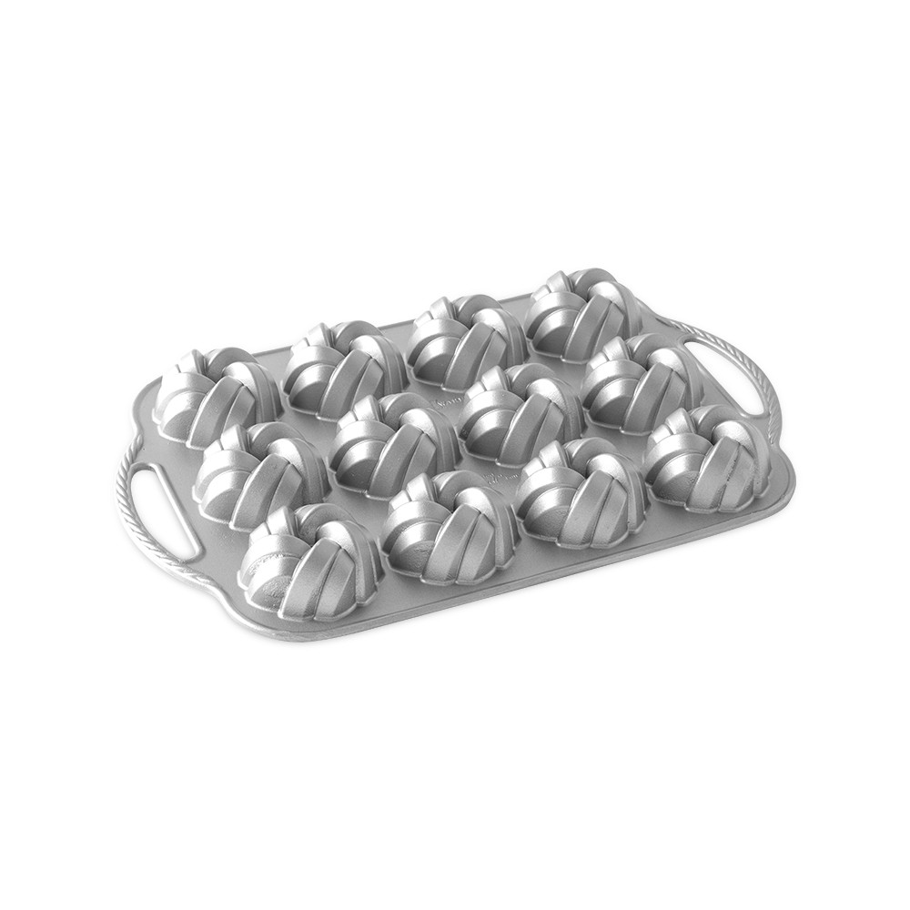 Braided Mini Bundt® Pan - Silver