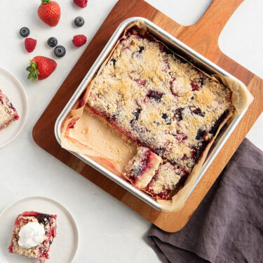 Gluten Free Mixed Berry Pie Bars