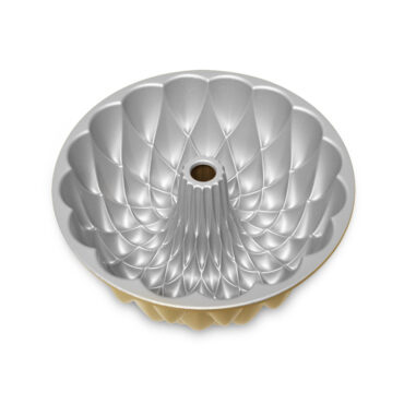 Kaleidoscope Bundt Cake Pan, interior white sweep