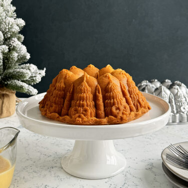 Eggnog Bundt Cake with Bourbon Eggnog Glaze