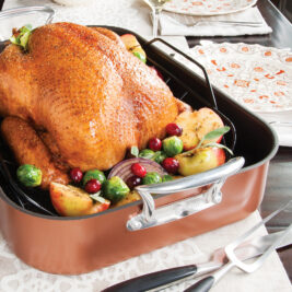 Our favorite roasting pan for perfect holiday dinners is on sale right now