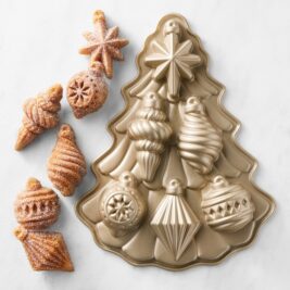 We can’t wait to use these new Williams-Sonoma Cake Pans for all our holiday baking